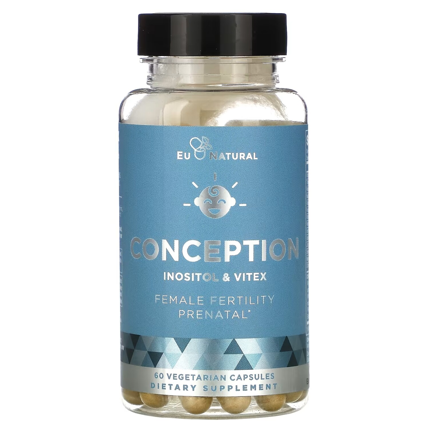 Eu Natural CONCEPTION Пренатальная фертильность у женщин, 60 вегетарианских капсул
Eu Natural CONCEPTION Пренатальная фертильность у женщин, 60 вегетарианских капсул