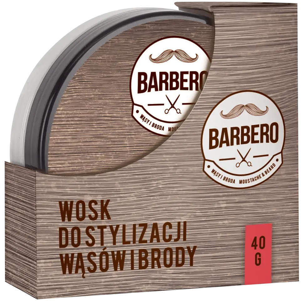 Barbero воск для укладки усов и бороды, 40 г
Barbero воск для укладки усов и бороды, 40 г