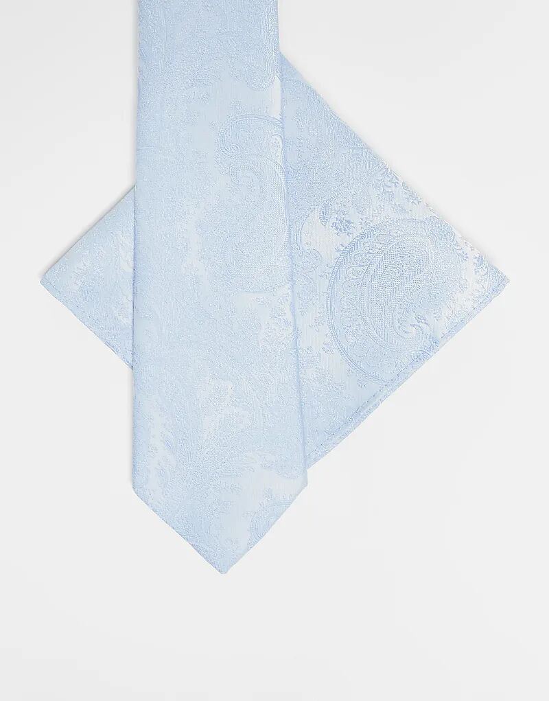 Галстук и нагрудный платок ASOS DESIGN с принтом пейсли синего цвета
Галстук и нагрудный платок ASOS DESIGN с принтом пейсли синего цвета
