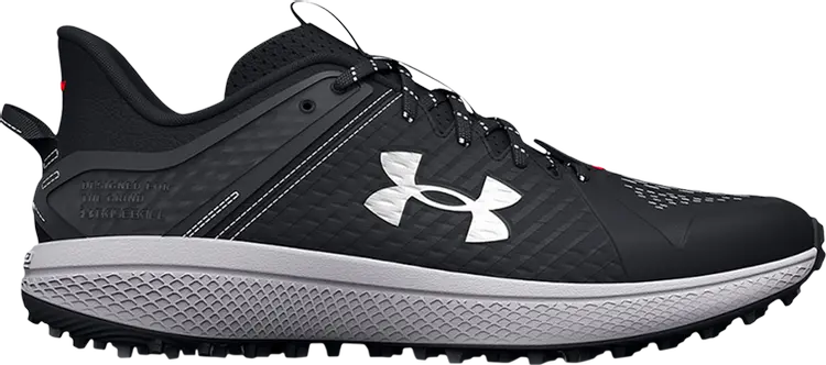 Кроссовки Under Armour Yard TF Black White, черный 
Кроссовки Under Armour Yard TF Black White, черный