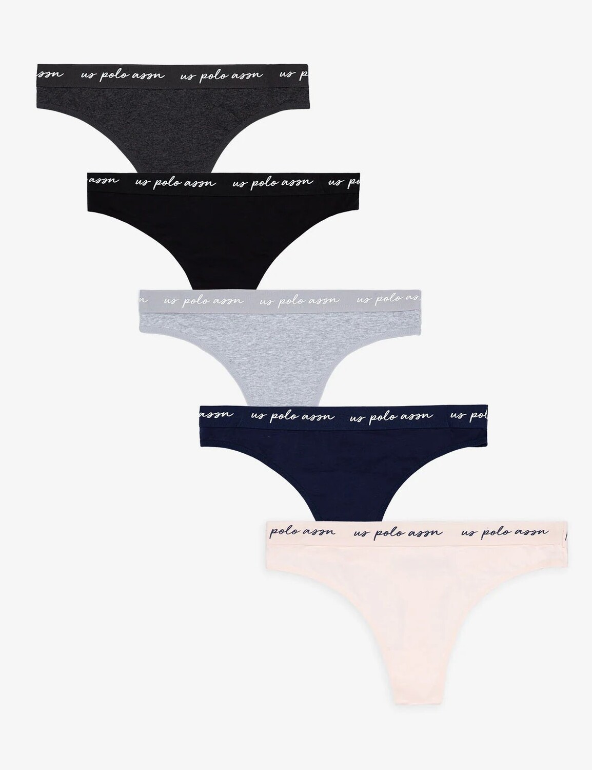 Набор стринг U.S. Polo Assn., 5 предметов, мультиколор
Набор стринг U.S. Polo Assn., 5 предметов, мультиколор