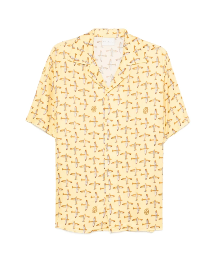 Рубашка с коротким рукавом Drole De Monsieur, желтый
Рубашка с коротким рукавом Drole De Monsieur, желтый