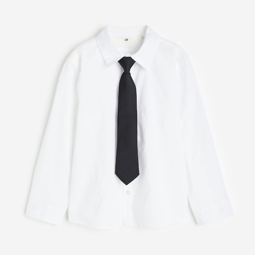 Рубашка H&M and Tie, белый
Рубашка H&M and Tie, белый
