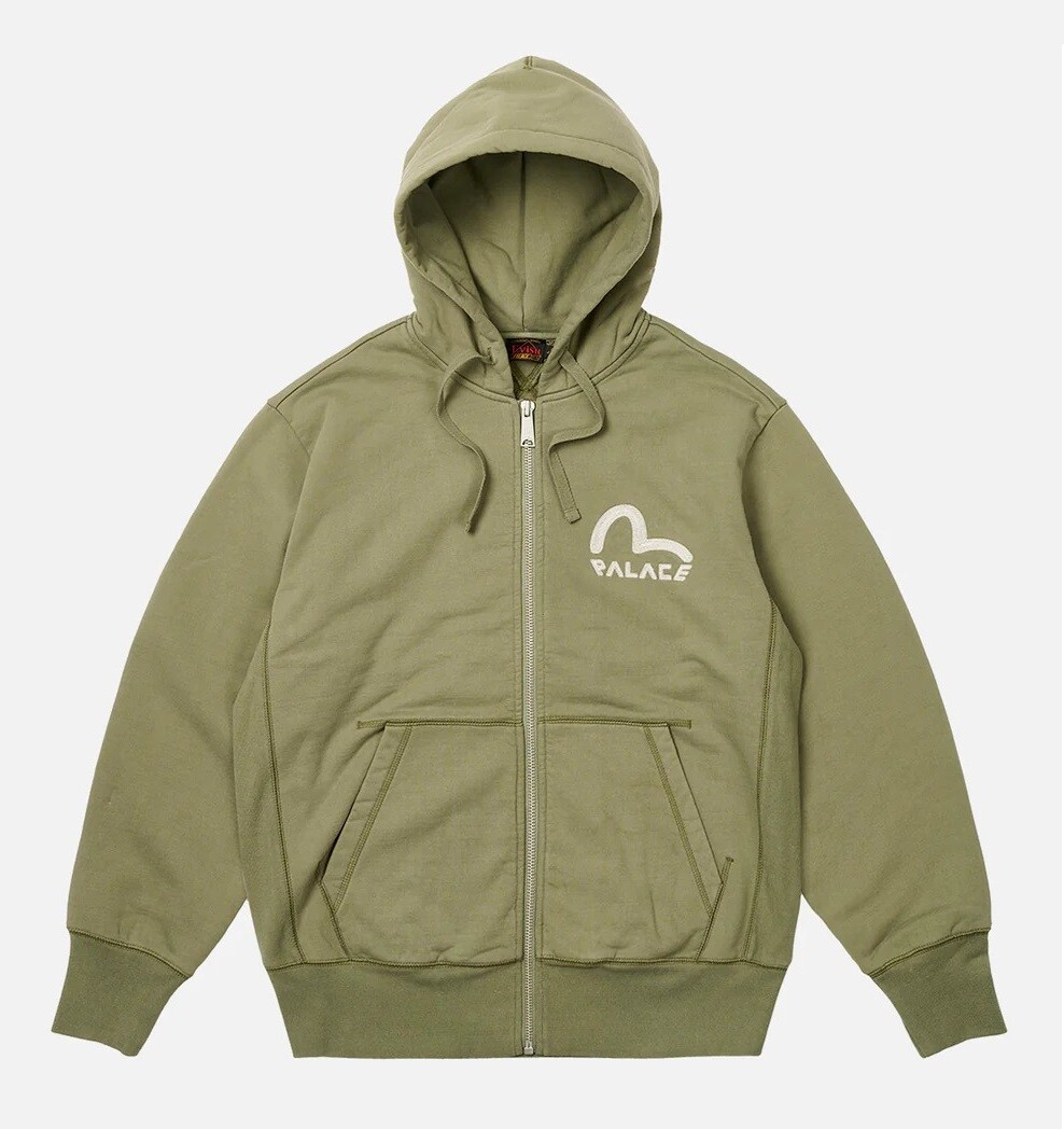 Толстовка Palace x Evisu Zip, зеленый
Толстовка Palace x Evisu Zip, зеленый