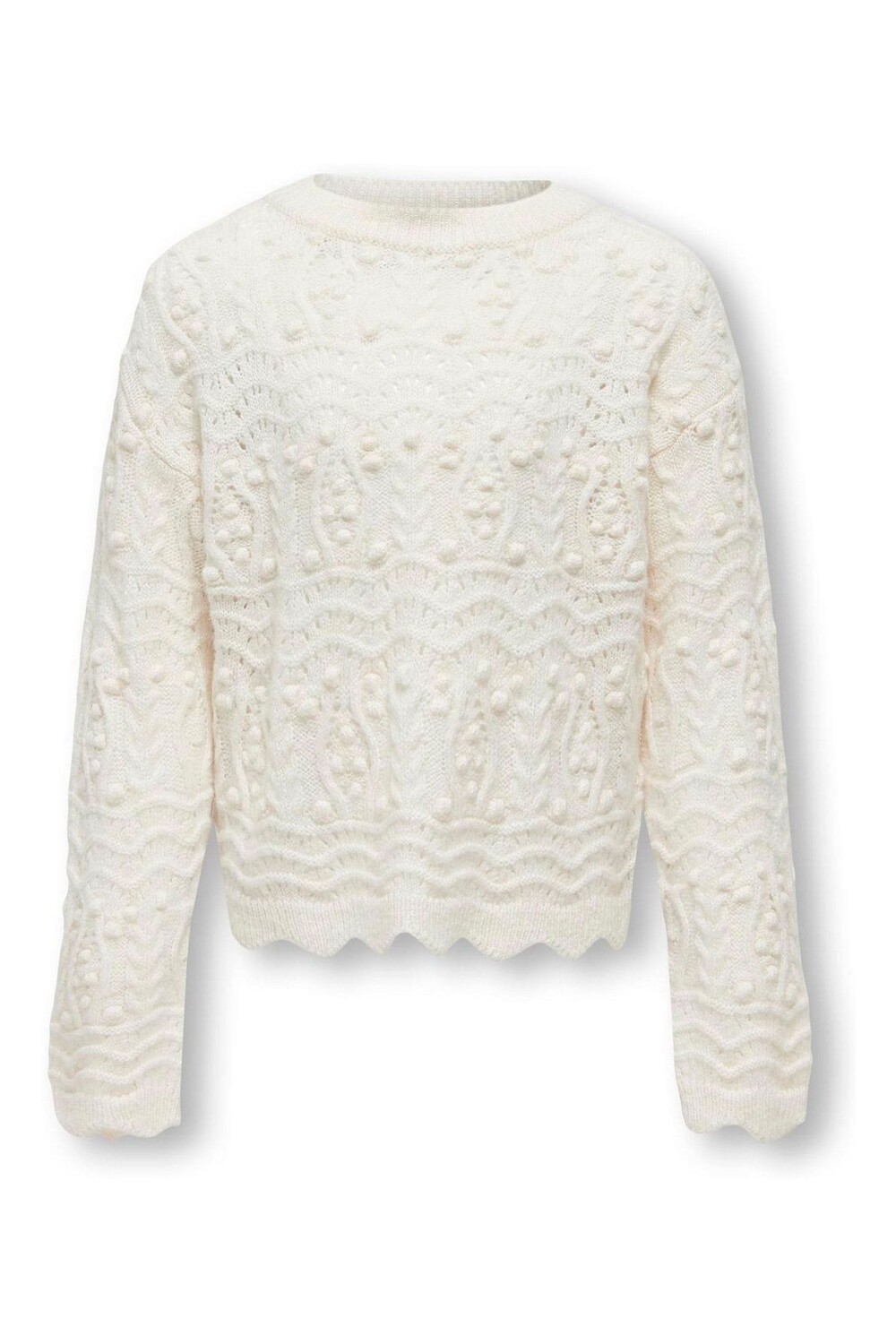 Джемпер с длинными рукавами и ажурной отделкой Only Kids, серый
Джемпер с длинными рукавами и ажурной отделкой Only Kids, серый