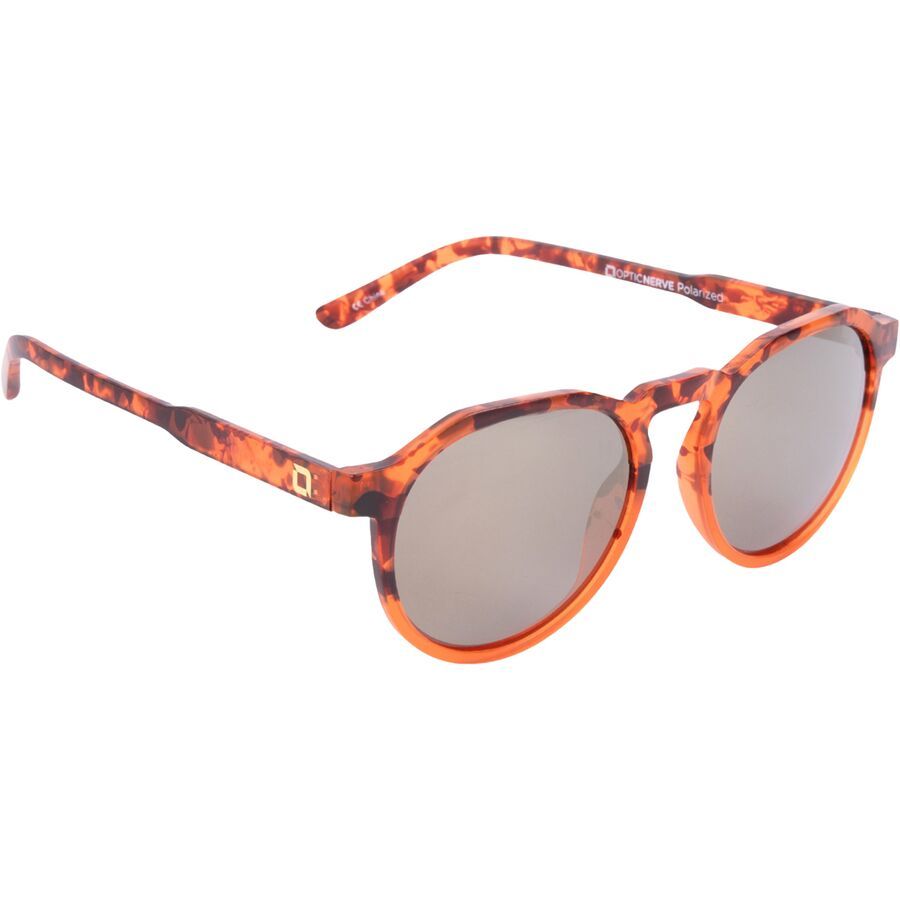 Солнцезащитные очки Optic Nerve RiNO Polarized Optic Nerve, Orange Tortoise/Polarized Smoke Lens Gold Mirror
Солнцезащитные очки Optic Nerve RiNO Polarized Optic Nerve, Orange Tortoise/Polarized Smoke Lens Gold Mirror