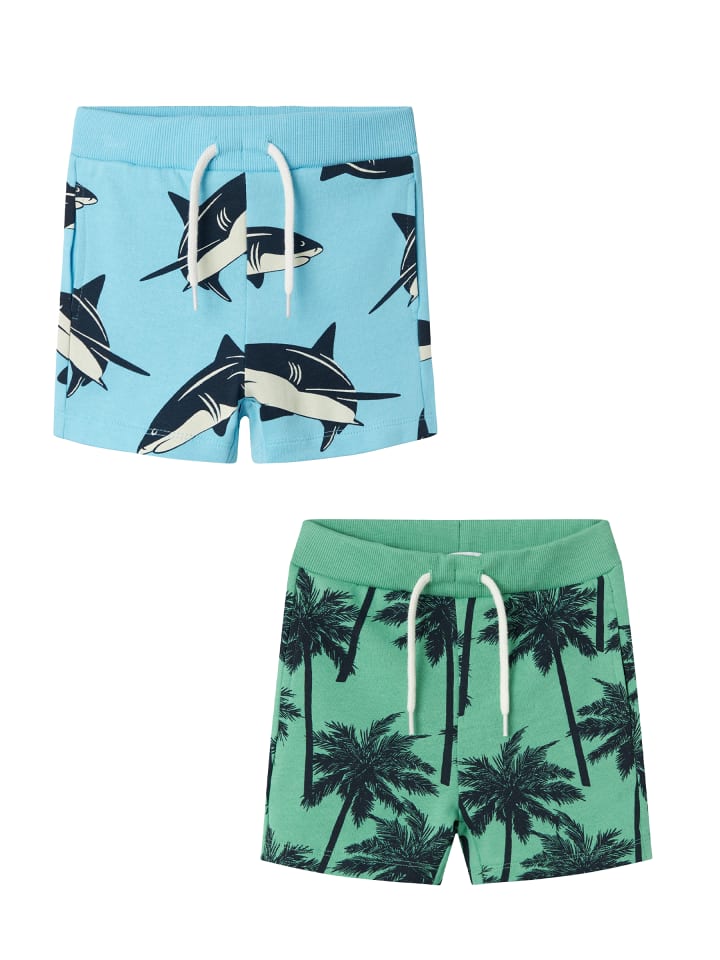 Name it Комплект из двух шорт с эластичным поясом и шнурком, зеленого и синего цвета
Name it Комплект из двух шорт с эластичным поясом и шнурком, зеленого и синего цвета