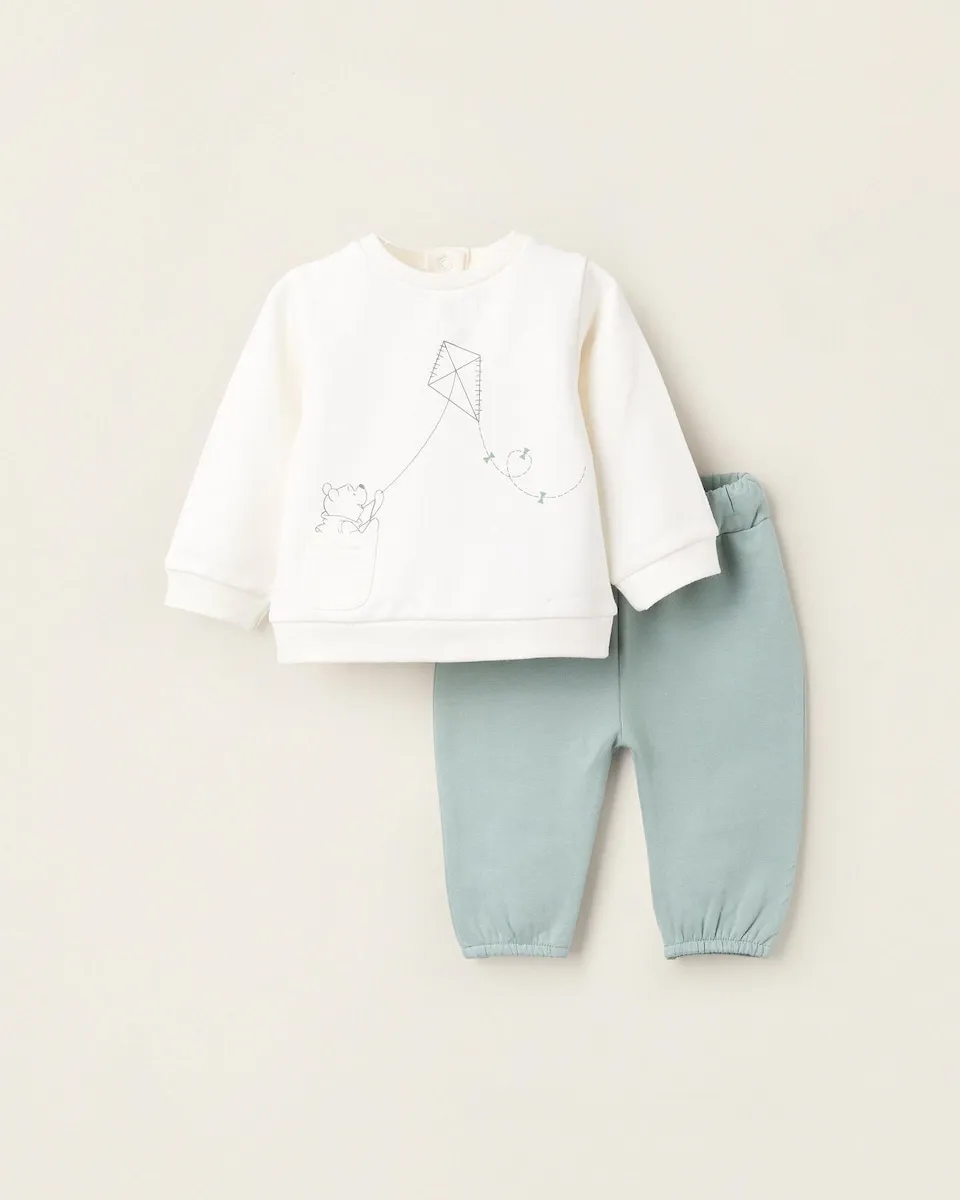 Детский спортивный костюм на вешалке с мотивом Винни-Пух Zippy, белый/зеленый
Детский спортивный костюм на вешалке с мотивом Винни-Пух Zippy, белый/зеленый