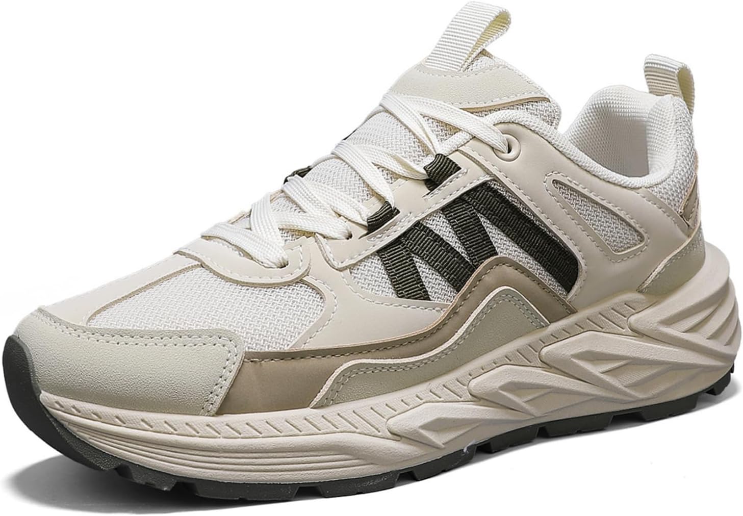 Мужские дышащие беговые кроссовки с сеткой, прочной резиновой подошвой, противоскользящей поверхностью, легкие и удобные для повседневной носки, легких тренировок и активного отдыха на улице Kelibasi, бежевый
Мужские дышащие беговые кроссовки с сеткой, прочной резиновой подошвой, противоскользящей поверхностью, легкие и удобные для повседневной носки, легких тренировок и активного отдыха на улице Kelibasi, бежевый