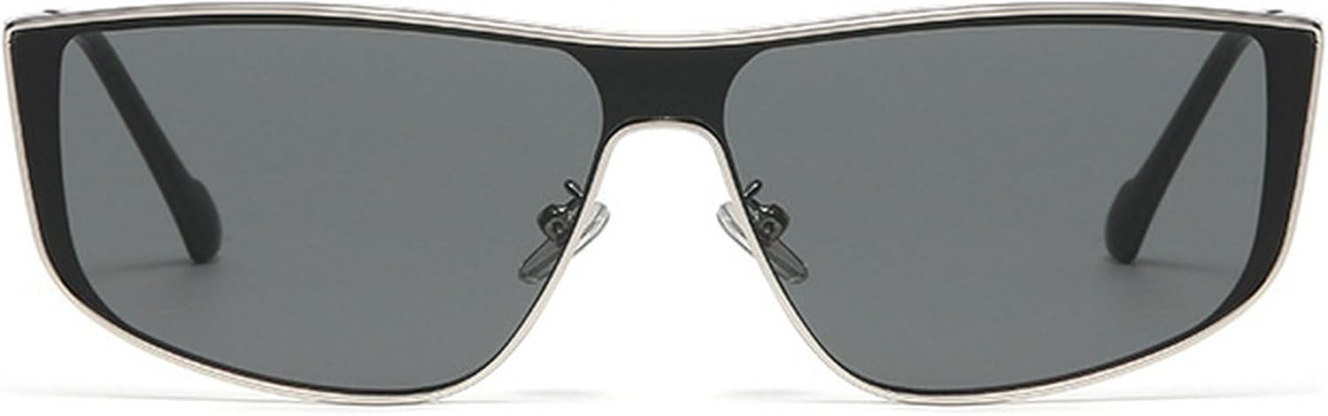 Модные квадратные солнцезащитные очки-пилот для женщин, винтажные, с плоской верхней частью, дизайнерские, в металлической оправе, солнцезащитные очки UV400 mincl, Silver Black
Модные квадратные солнцезащитные очки-пилот для женщин, винтажные, с плоской верхней частью, дизайнерские, в металлической оправе, солнцезащитные очки UV400 mincl, Silver Black