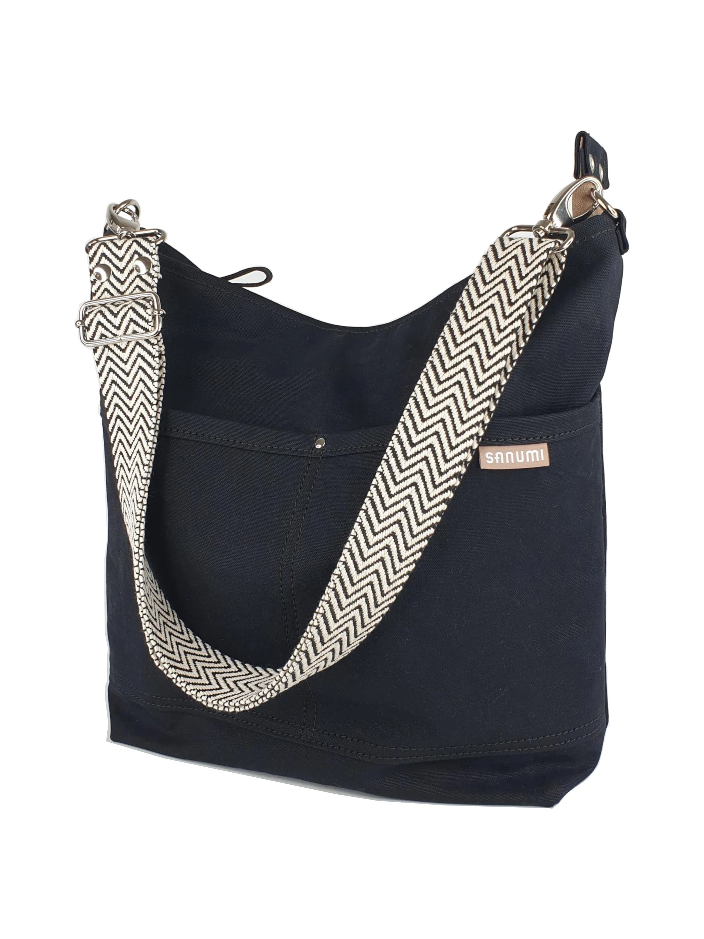 SANUMI Сумка через плечо 'Canvas Hobobag' в черном цвете
SANUMI Сумка через плечо 'Canvas Hobobag' в черном цвете