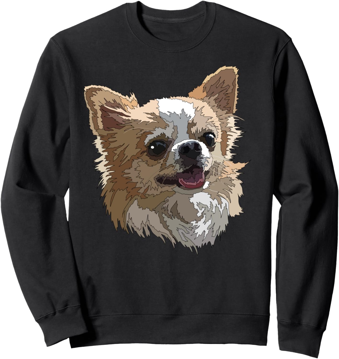 Толстовка с изображением длинношерстной чихуахуа (мама/папа), черная Raf The Artist Designs
Толстовка с изображением длинношерстной чихуахуа (мама/папа), черная Raf The Artist Designs