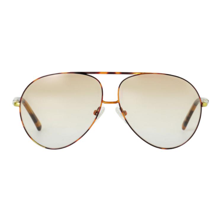COS Металлические авиаторские солнцезащитные очки женские черепаховые, Brown 
COS Металлические авиаторские солнцезащитные очки женские черепаховые, Brown