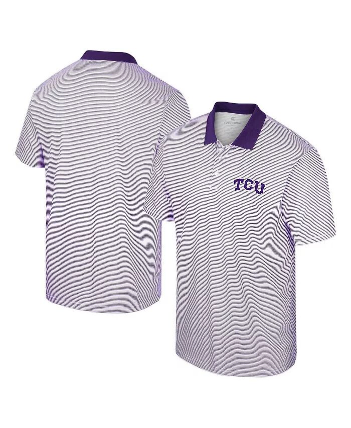 Мужская белая, фиолетовая рубашка-поло ECU Pirates Print Stripe Colosseum
Мужская белая, фиолетовая рубашка-поло ECU Pirates Print Stripe Colosseum