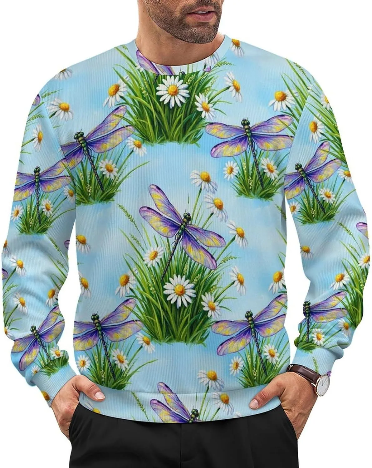 Длинный свитер с круглым воротом, эластичный пуловер для мужчин SEBNATAL
Длинный свитер с круглым воротом, эластичный пуловер для мужчин SEBNATAL