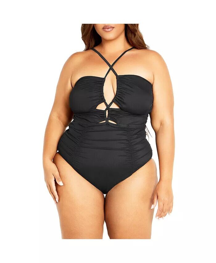 Плюс размер Chiara с вырезом через шею, 1 шт CITY CHIC, черный
Плюс размер Chiara с вырезом через шею, 1 шт CITY CHIC, черный