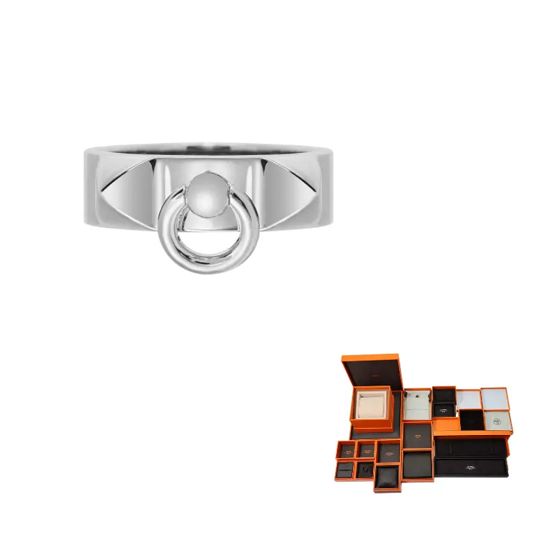HERMES Кольцо из стерлингового серебра 925 пробы Unisex Silver
HERMES Кольцо из стерлингового серебра 925 пробы Unisex Silver