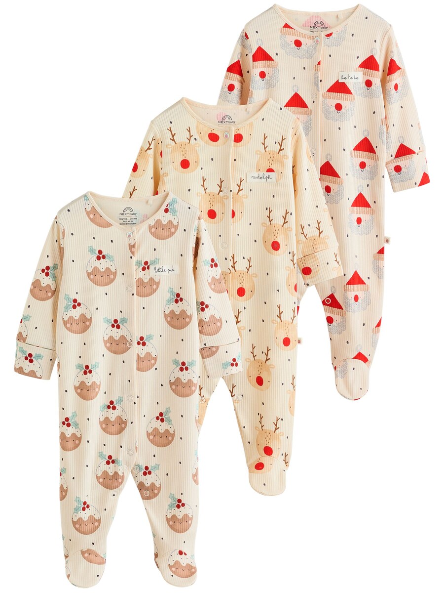 Пижама Next Christmas Popper, бежевый/экрю
Пижама Next Christmas Popper, бежевый/экрю