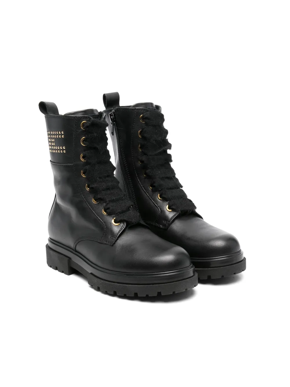 Ботинки с логотипом Elisabetta Franchi La Mia Bambina, черный 
Ботинки с логотипом Elisabetta Franchi La Mia Bambina, черный