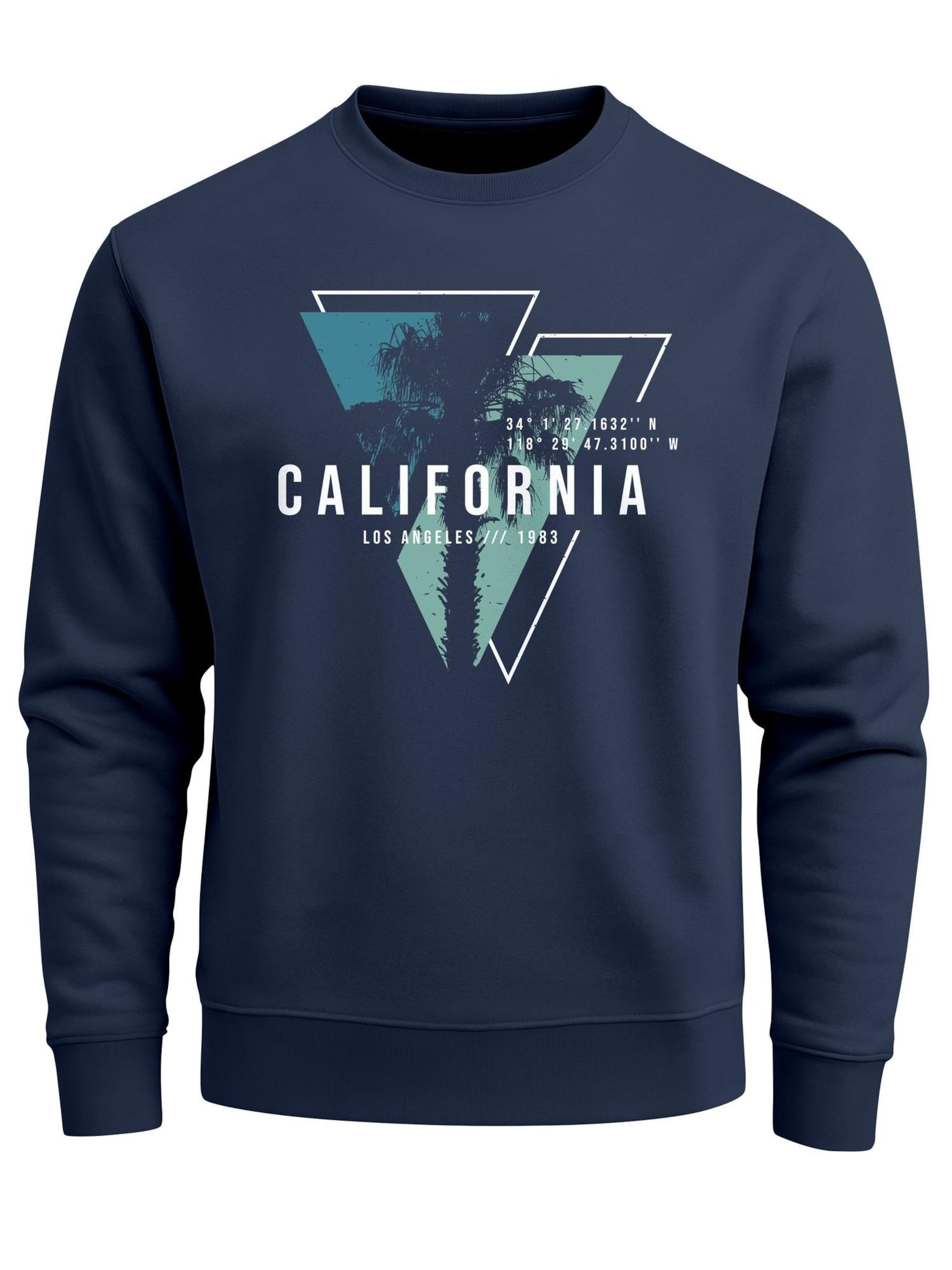 Neverless Свитшот 'California geometric' в темно-синем цвете
Neverless Свитшот 'California geometric' в темно-синем цвете