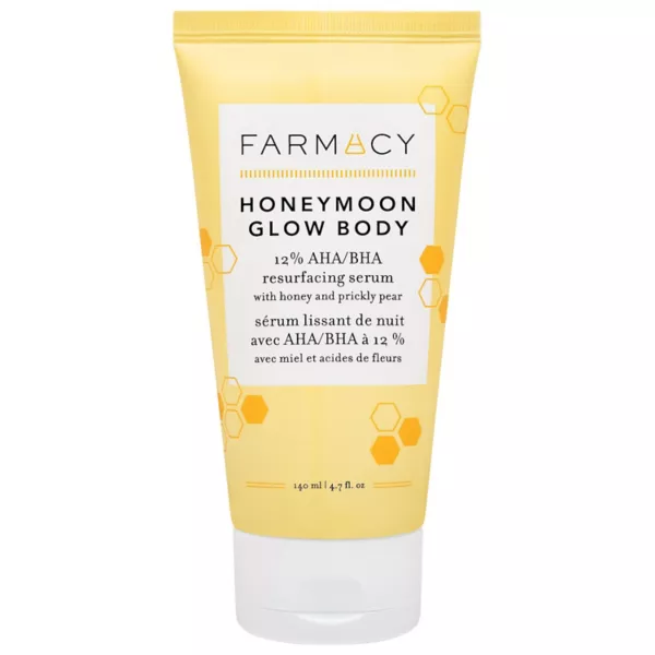 Ночная сыворотка Honeymoon glow body 12% aha/bha для разглаживания неровностей Farmacy
Ночная сыворотка Honeymoon glow body 12% aha/bha для разглаживания неровностей Farmacy