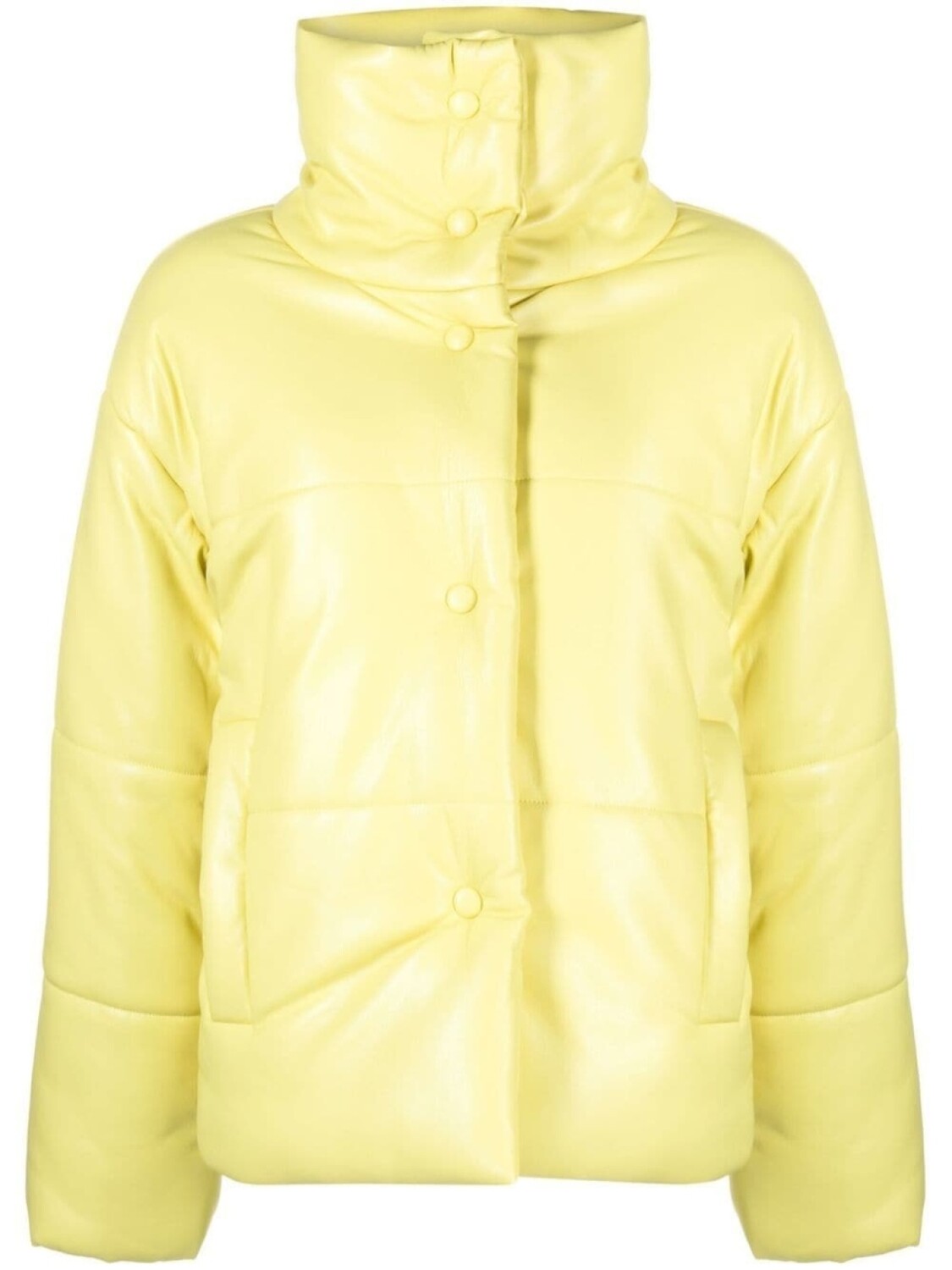 Nanushka пуховик оверсайз, желтый 
Nanushka пуховик оверсайз, желтый