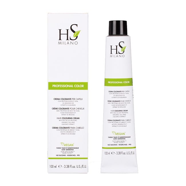 Профессиональная крем-краска для волос HS Milano, 100 мл 
Профессиональная крем-краска для волос HS Milano, 100 мл