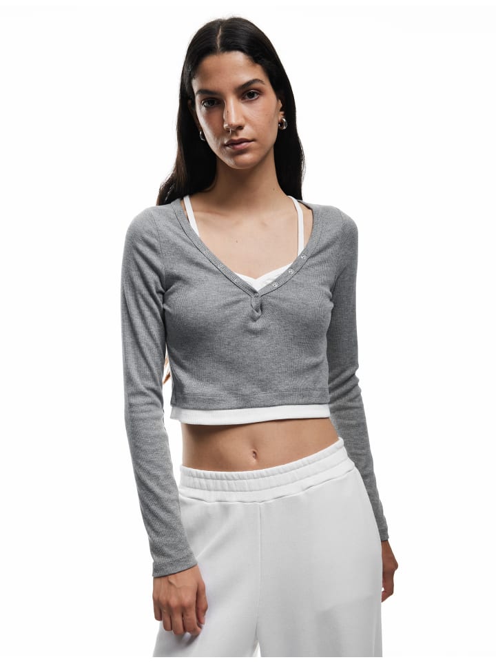 Футболка LS в сером меланже KOTON
Футболка LS в сером меланже KOTON