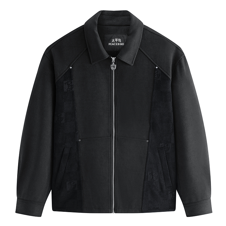 Мужская модная куртка Chenille Executive PEACEBIRD MEN, черный 1
Мужская модная куртка Chenille Executive PEACEBIRD MEN, черный 1