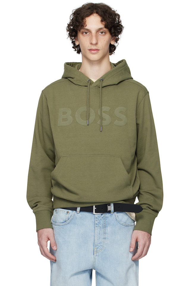 Худи оверсайз с крупным логотипом Boss, зеленый
Худи оверсайз с крупным логотипом Boss, зеленый