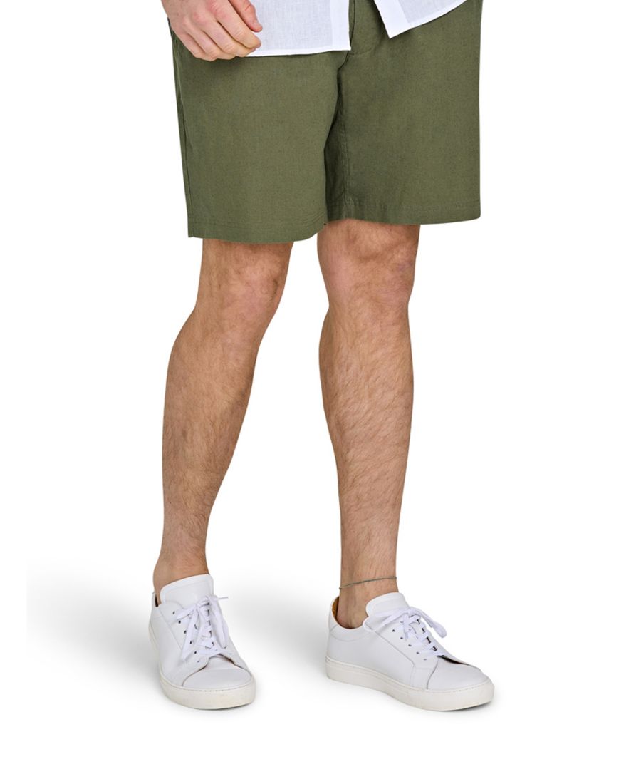 Мужские льняные шорты с эластичным поясом Raging Bull, Olive
Мужские льняные шорты с эластичным поясом Raging Bull, Olive