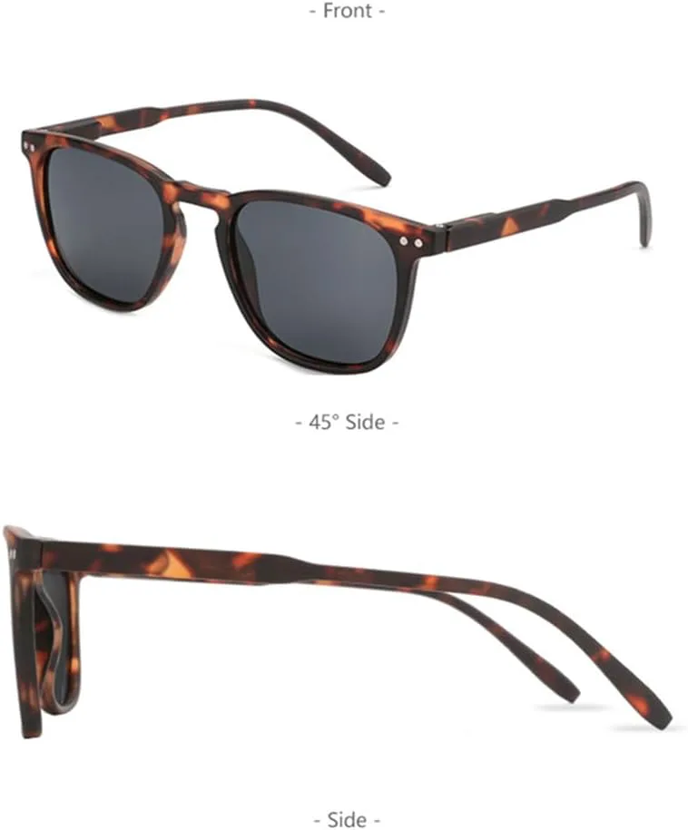 Комплект из 2 поляризованных солнцезащитных очков для женщин и мужчин в винтажной оправе с защитой от УФ-излучения, очки для вождения SZVVBKK, C12 2 Pack
Комплект из 2 поляризованных солнцезащитных очков для женщин и мужчин в винтажной оправе с защитой от УФ-излучения, очки для вождения SZVVBKK, C12 2 Pack