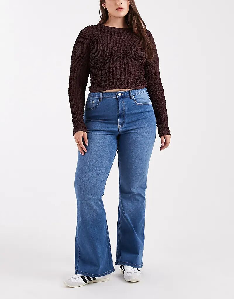 Джинсы-клеш ASOS DESIGN Curve Power Stretch Sculpt темно-синего цвета
Джинсы-клеш ASOS DESIGN Curve Power Stretch Sculpt темно-синего цвета