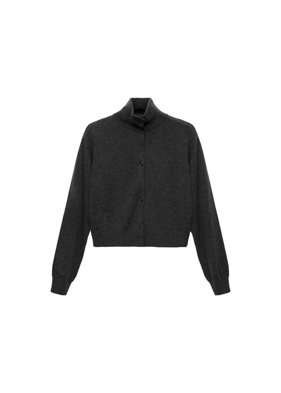 Вязаный кардиган MANGO Clot, антрацит
Вязаный кардиган MANGO Clot, антрацит