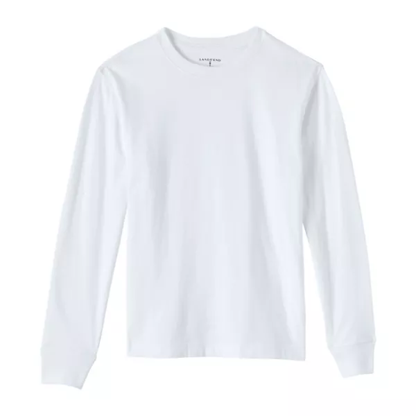 Футболка для мальчиков 2-20 лет — базовая для школьной формы Lands' End, белый
Футболка для мальчиков 2-20 лет — базовая для школьной формы Lands' End, белый