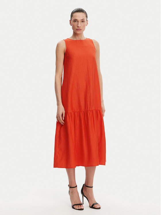 Летнее платье стандартный крой RP1MR066 Kaos, оранжевый 
Летнее платье стандартный крой RP1MR066 Kaos, оранжевый