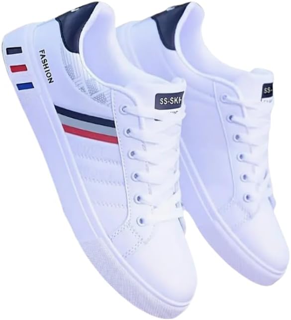 Комфортные дышащие мужские кроссовки на шнуровке, скейтбордические туфли с полосатым дизайном и хорошим сцеплением Hhhchpm, белый/черный
Комфортные дышащие мужские кроссовки на шнуровке, скейтбордические туфли с полосатым дизайном и хорошим сцеплением Hhhchpm, белый/черный