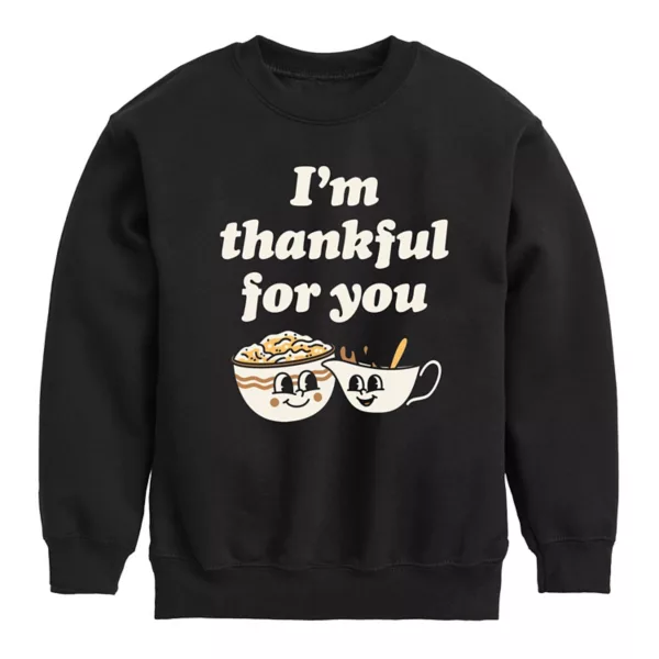 Флисовая толстовка с надписью «Благодарю тебя за картофель и подливку» для мальчиков 8-20 лет Licensed Character, черный
Флисовая толстовка с надписью «Благодарю тебя за картофель и подливку» для мальчиков 8-20 лет Licensed Character, черный