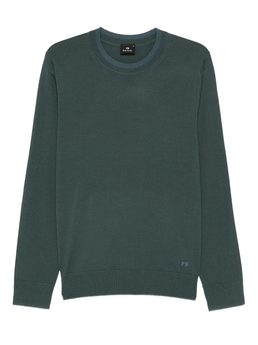 Шерстяной свитер с круглым вырезом PS Paul Smith, зеленый
Шерстяной свитер с круглым вырезом PS Paul Smith, зеленый