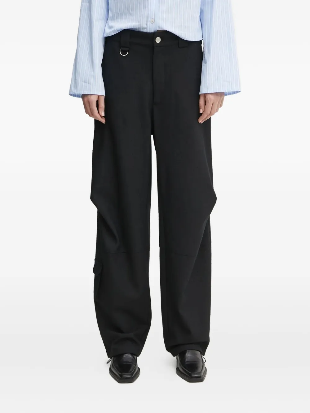Брюки с карманами-клапанами и драпировкой Won Hundred, черный
Брюки с карманами-клапанами и драпировкой Won Hundred, черный