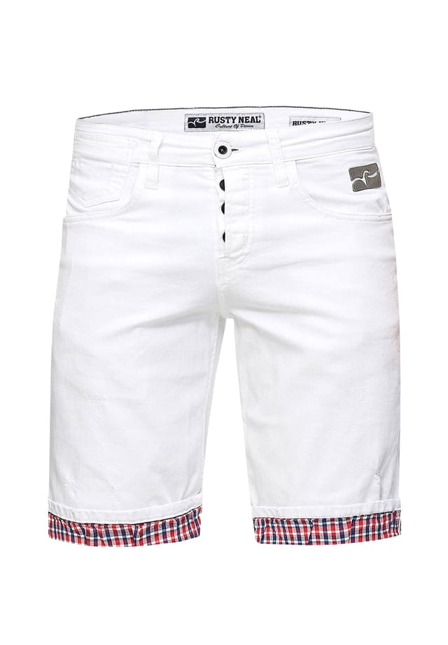Шорты березовые с крупной клетчатой отделкой Rusty Neal, белый
Шорты березовые с крупной клетчатой отделкой Rusty Neal, белый