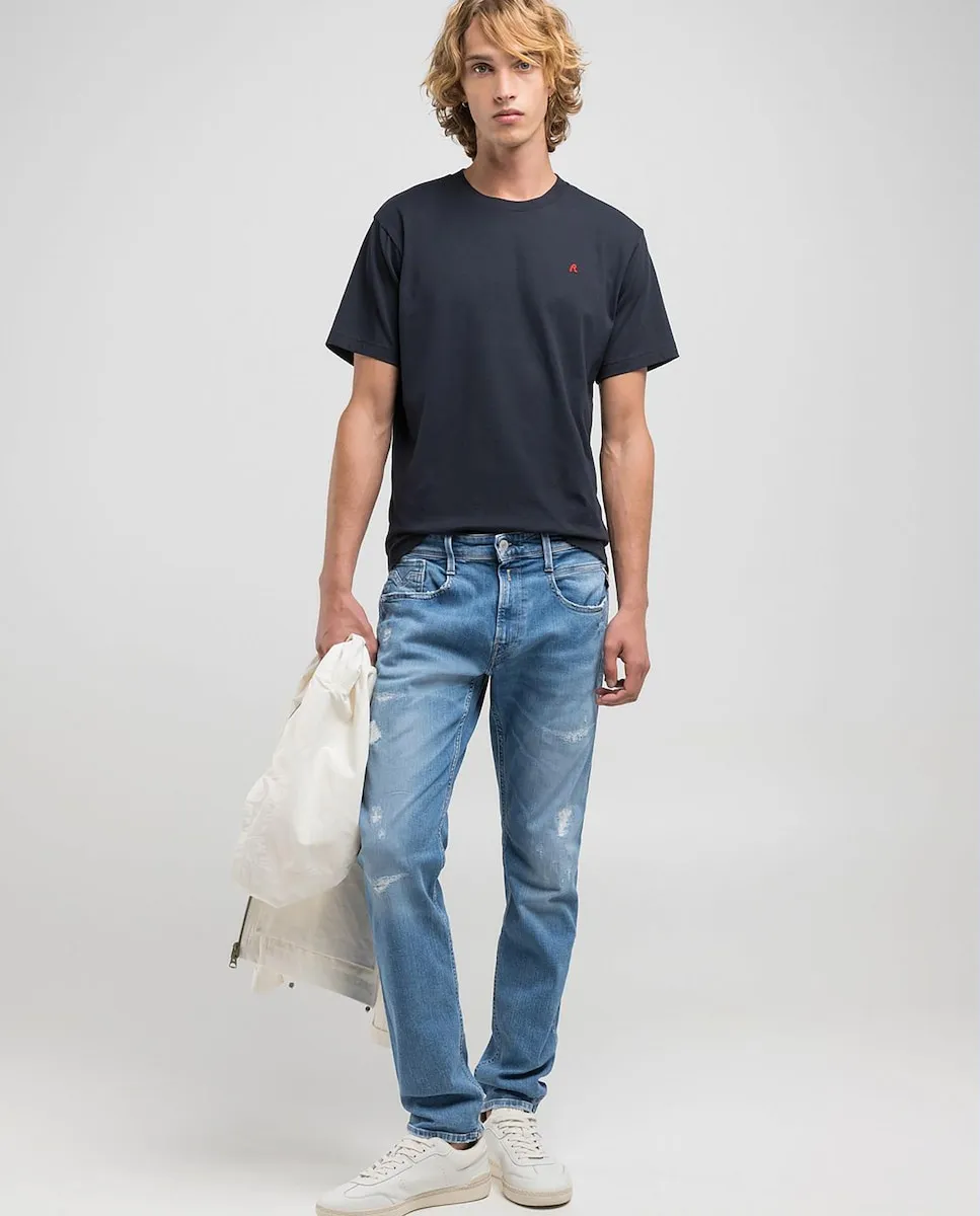 Узкие мужские джинсы с карманами Replay, синий
Узкие мужские джинсы с карманами Replay, синий