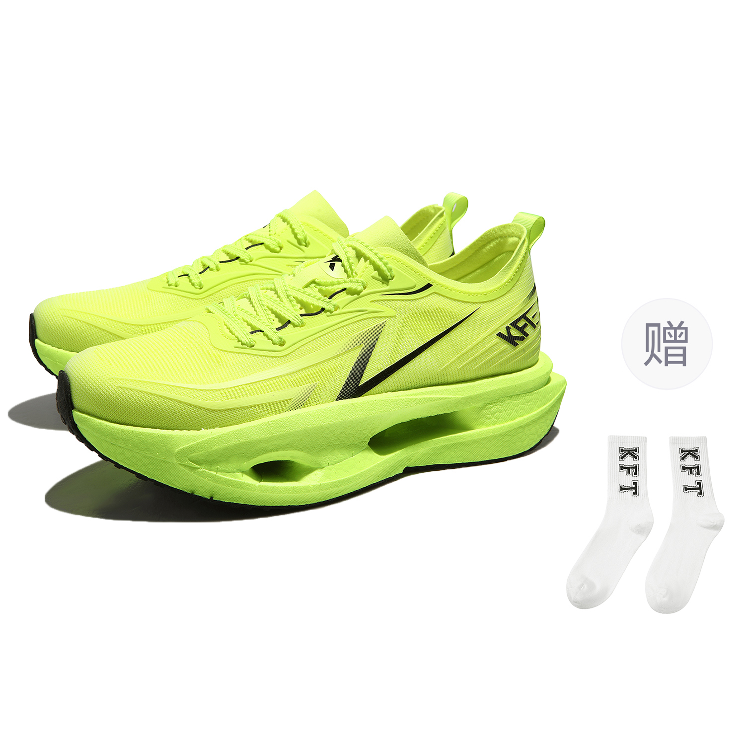 KFT Нескользящие, износостойкие, дышащие, поддерживающие, легкие, амортизирующие низкие кроссовки для бега унисекс неоново-зеленого цвета (в комплекте 1 пара спортивных гольф)
KFT Нескользящие, износостойкие, дышащие, поддерживающие, легкие, амортизирующие низкие кроссовки для бега унисекс неоново-зеленого цвета (в комплекте 1 пара спортивных гольф)