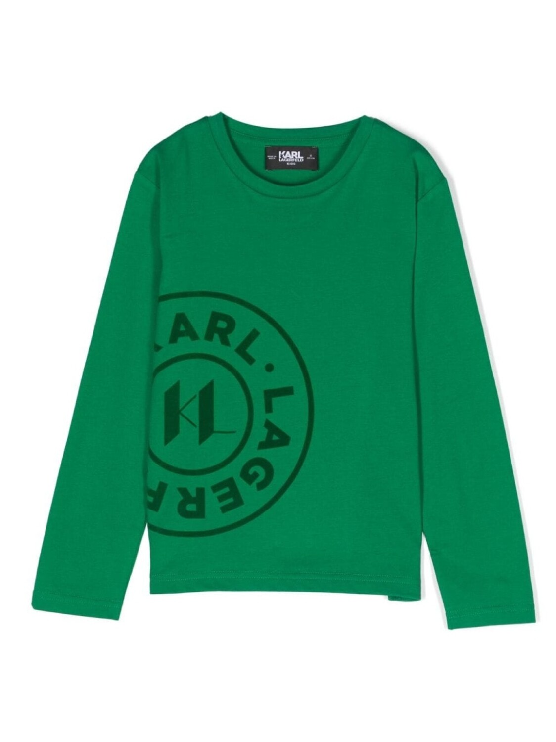 Karl Lagerfeld Kids футболка из органического хлопка с фактурным логотипом, зеленый
Karl Lagerfeld Kids футболка из органического хлопка с фактурным логотипом, зеленый