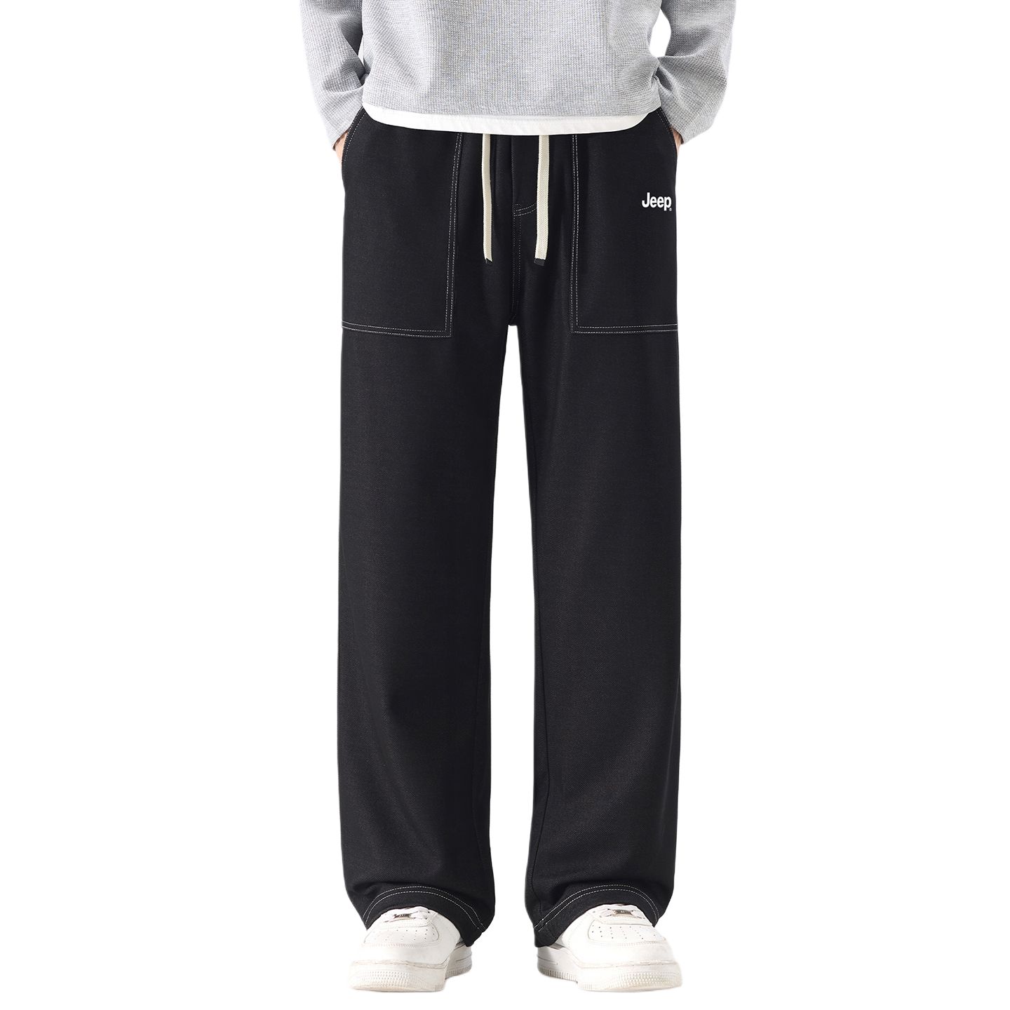 Повседневные брюки Unisex Moderate Straight Fit Jeep, черный
Повседневные брюки Unisex Moderate Straight Fit Jeep, черный