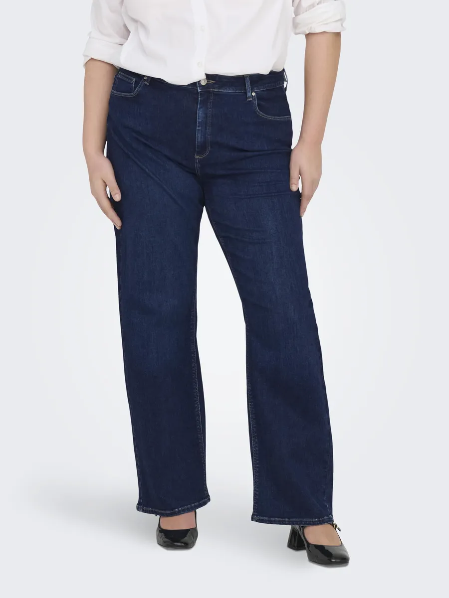 Only джинсы CARMAKOMA с высокой талией "CARWILLY HW WIDE JEANS CRO NOOS" Only Carmakoma, синий
Only джинсы CARMAKOMA с высокой талией "CARWILLY HW WIDE JEANS CRO NOOS" Only Carmakoma, синий