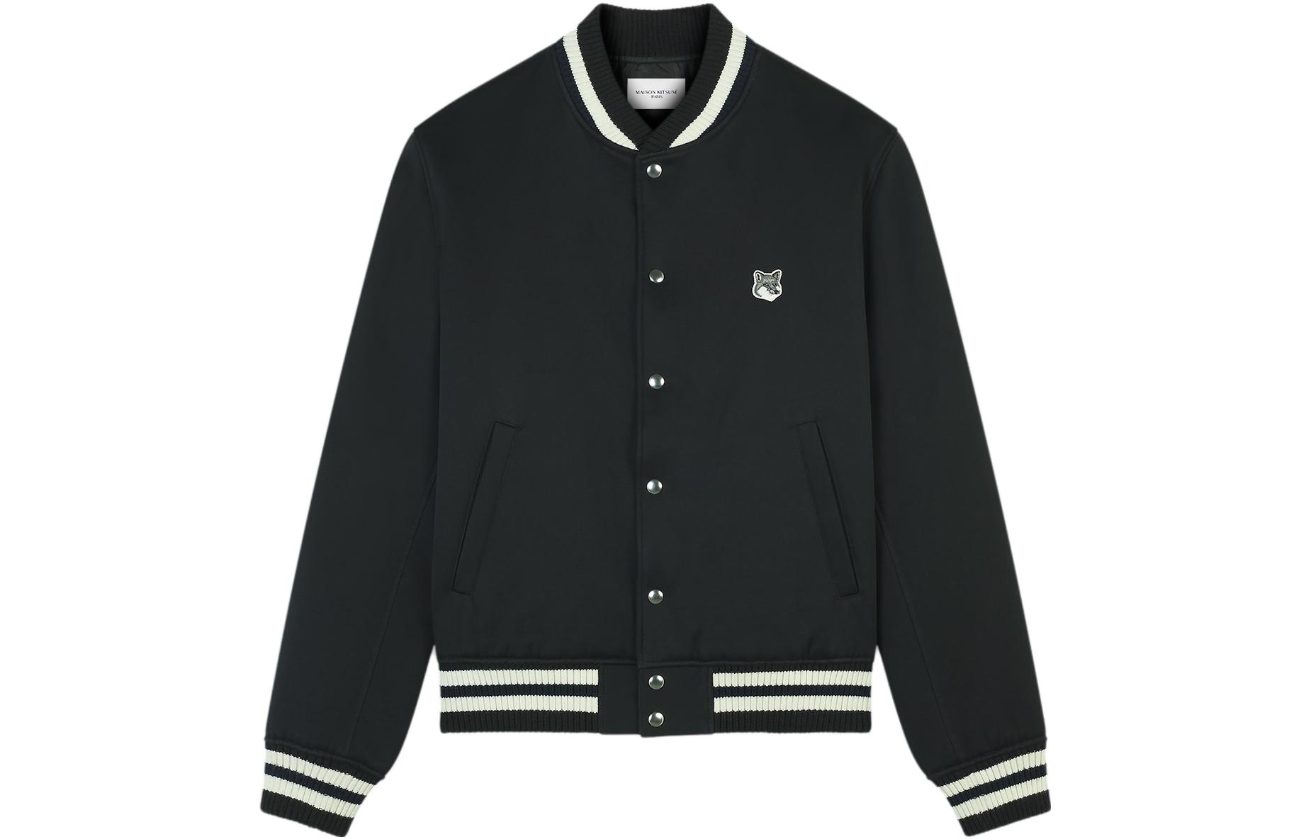 Бомбер Maison Kitsuné с вышитым логотипом Maison Kitsune, черный
Бомбер Maison Kitsuné с вышитым логотипом Maison Kitsune, черный