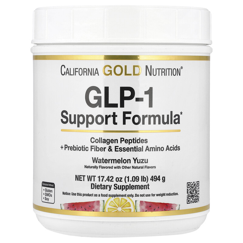 California Gold Nutrition, добавка для поддержания уровня ГПП-1, со вкусом арбуза и юдзу, 494 г (1,09 фунта)
California Gold Nutrition, добавка для поддержания уровня ГПП-1, со вкусом арбуза и юдзу, 494 г (1,09 фунта)