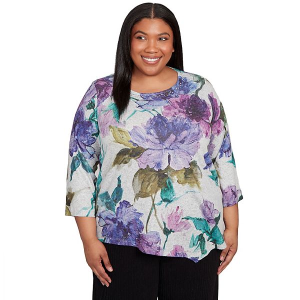 Топ асимметричный с цветочным принтом Plus size Alfred Dunner
Топ асимметричный с цветочным принтом Plus size Alfred Dunner
