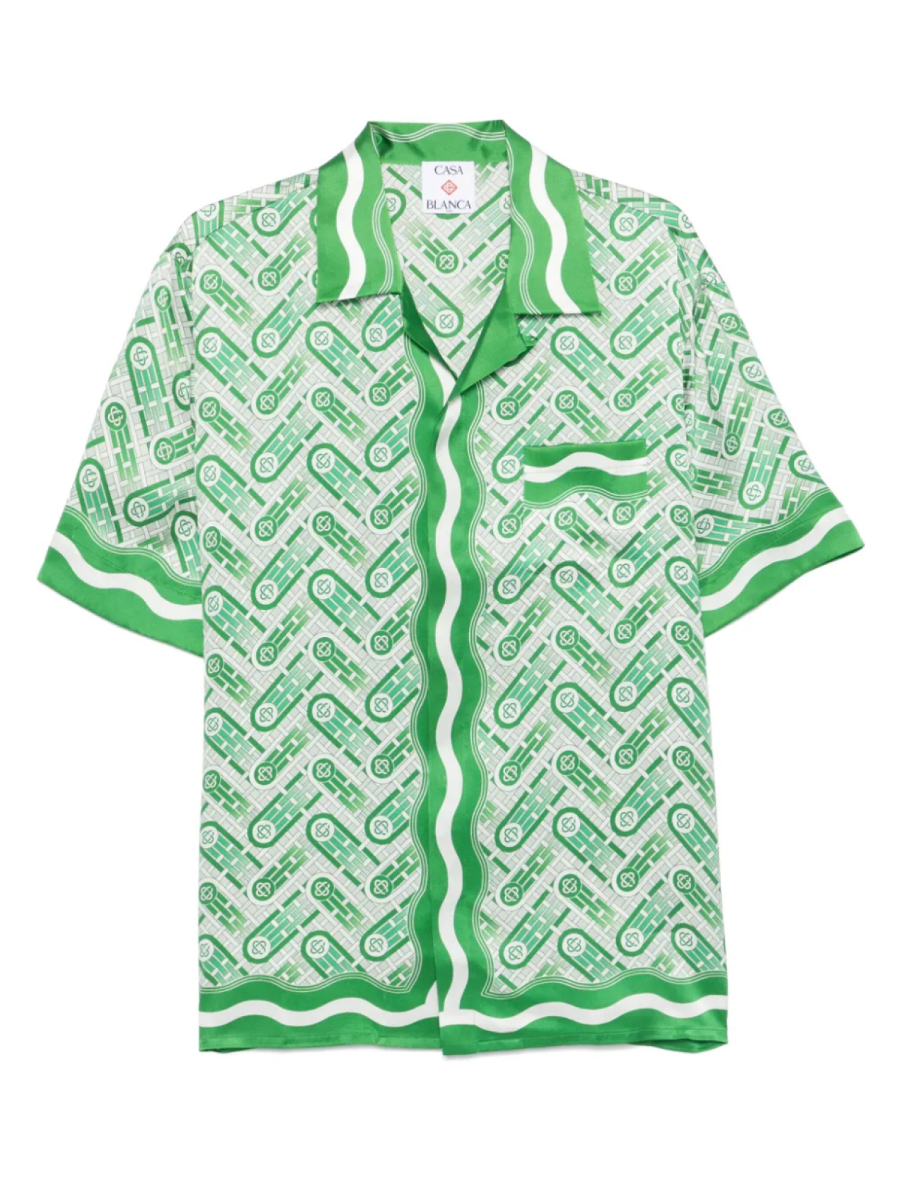 Casablanca шелковая рубашка, зеленый
Casablanca шелковая рубашка, зеленый